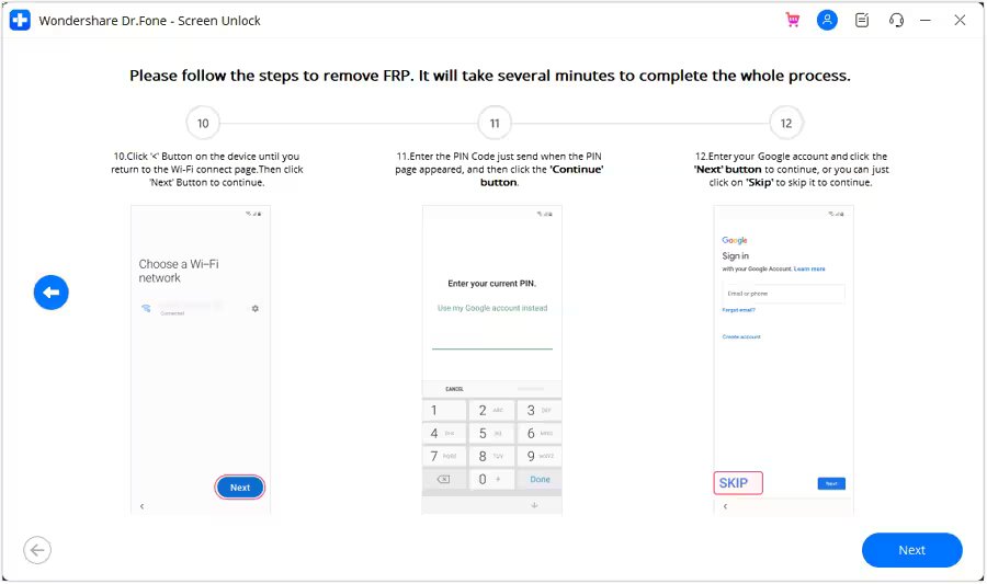 bypass google frp on android